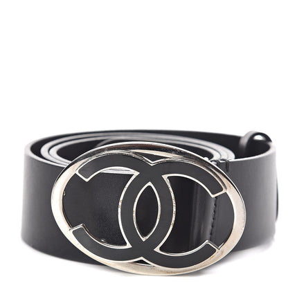 Chanel Calfskin CC Belt 90 36 Black 1 of 6