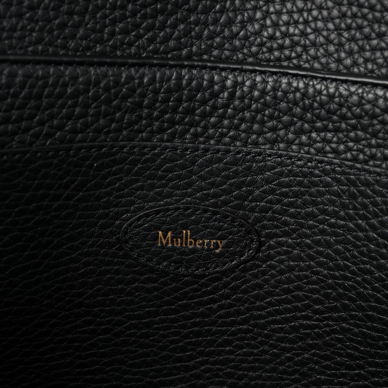 Mulberry Heavy Grain Small Soft Bayswater Satchel Black 6 of 9