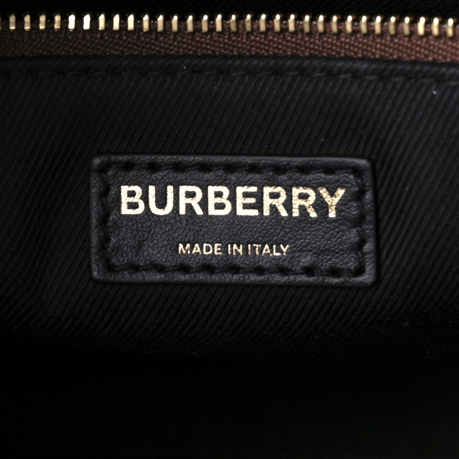 Burberry E-Canvas Monogram Stripe Mini Pocket Bag Bridle Brown 5 of 8