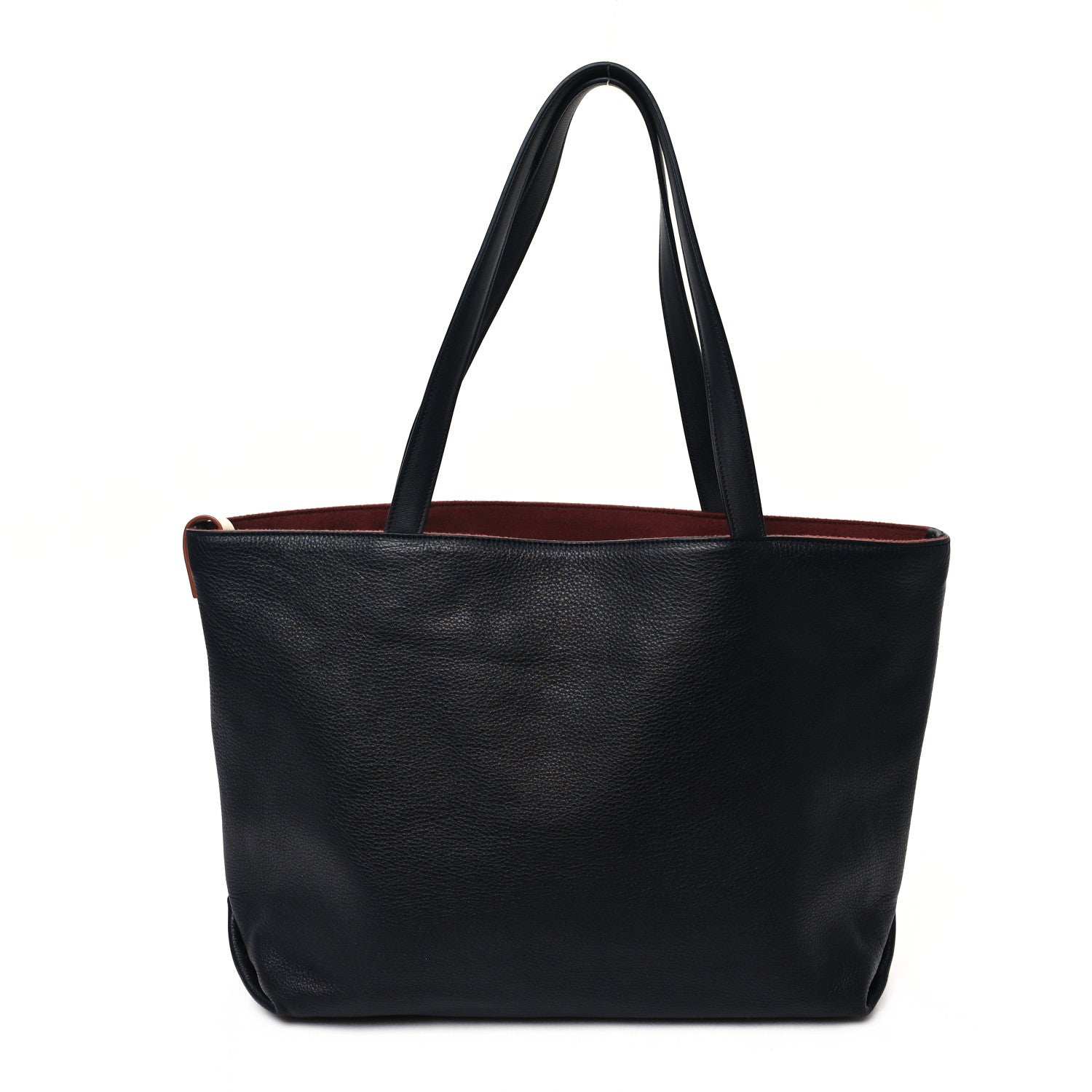 Loro Piana Butter Calfskin Cashmere Neo Inside Out Tote Black 1 of 16