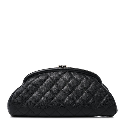 Chanel Caviar Quilted Timeless Clutch Black 1 of 9