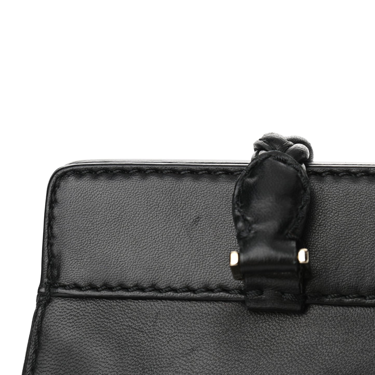 Vitello Lace Demetra Satchel Black