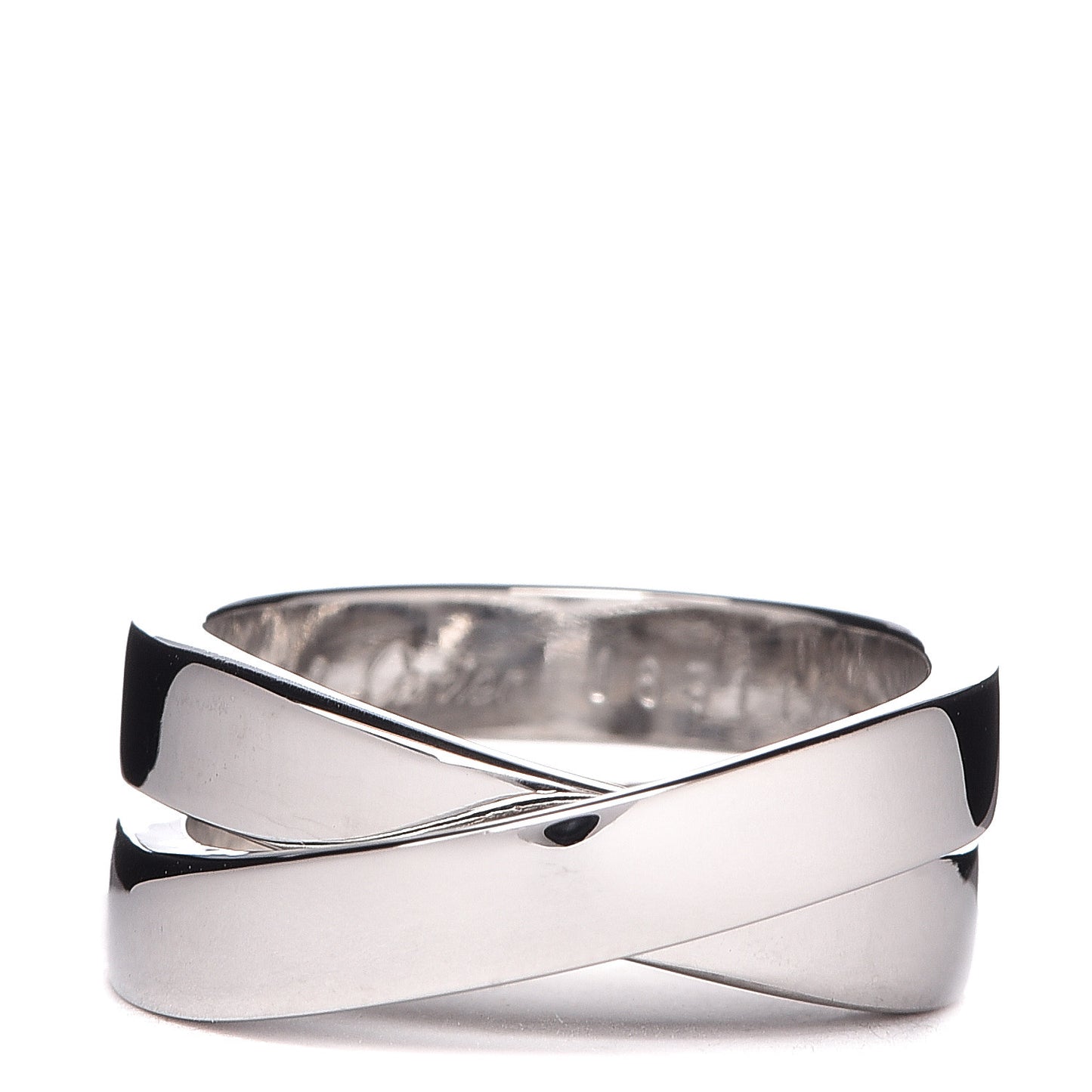 18K White Gold 9mm Paris Nouvelle Vague Ring 52 6