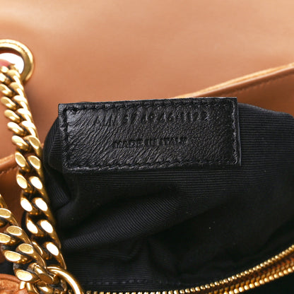 Saint Laurent Suede Y Quilted Monogram Medium Loulou Chain Satchel Cinnamon 8 of 11