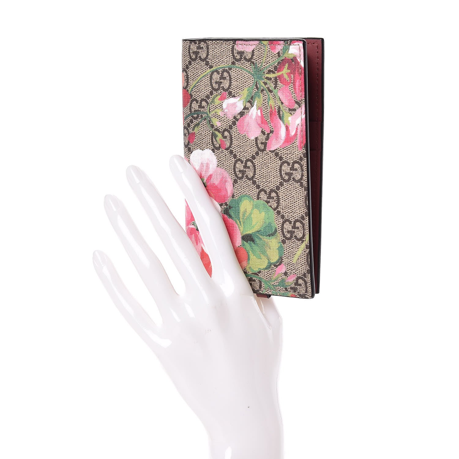 Gucci GG Supreme Monogram Blooms iPhone 7/8 Case Wallet Beige Multicolor Dry Rose 2 of 7