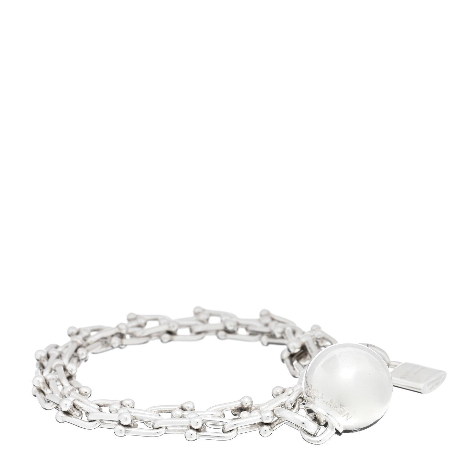Tiffany Sterling Silver HardWear Wrap Bracelet 1 of 4