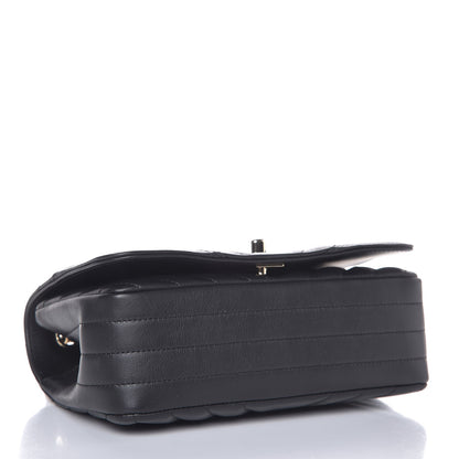 Chanel Calfskin Chevron Quilted Mini Statement Flap Black 4 of 8