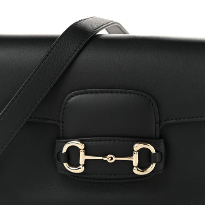 Gucci Arabella Calfskin Horsebit 1955 Soft Small Shoulder Bag Black 8 of 10