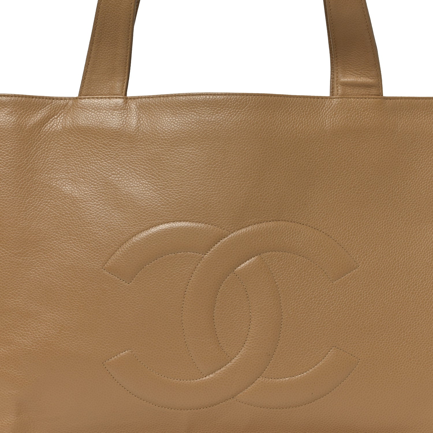 Chanel Caviar Timeless CC Tote Beige 9 of 11