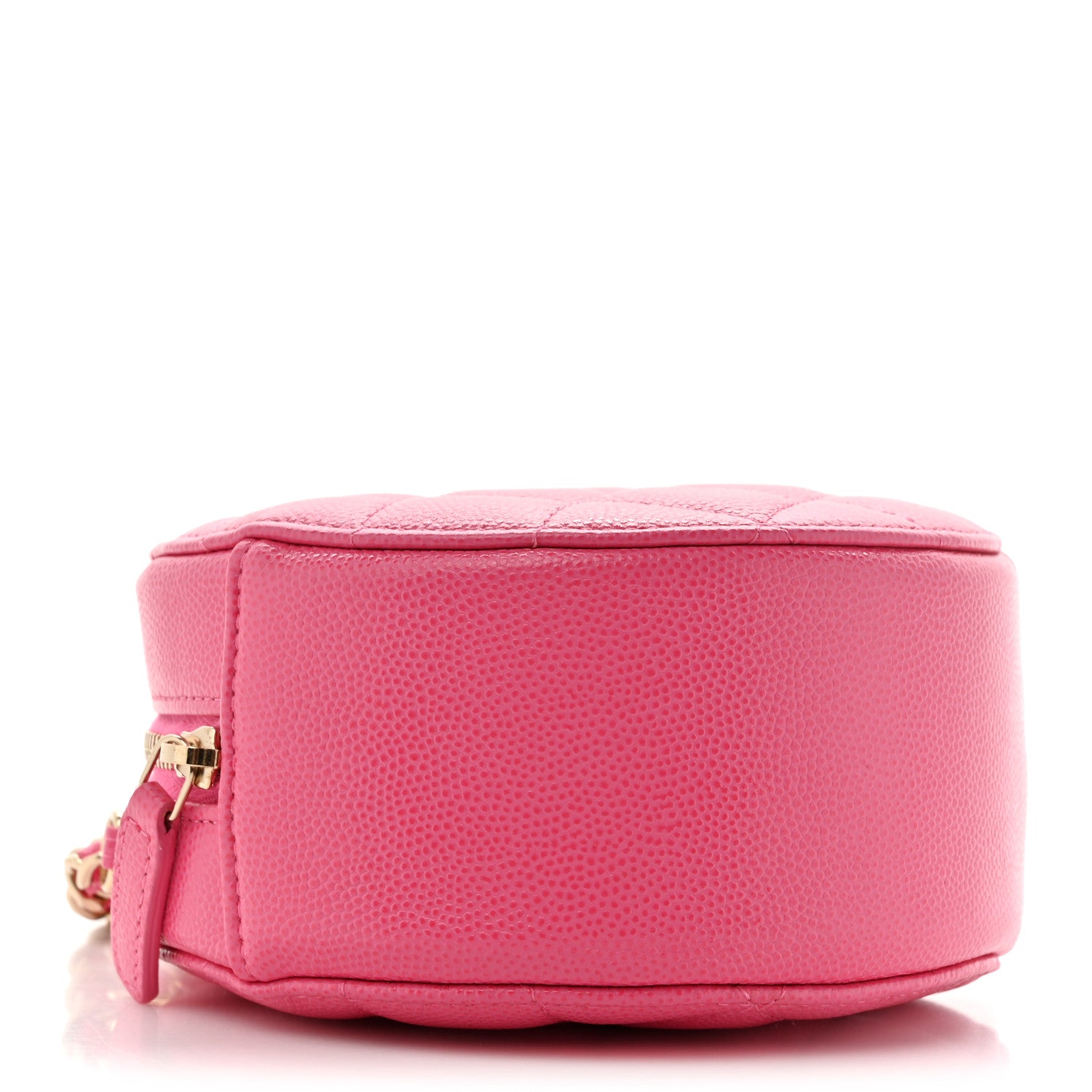 Chanel Caviar Quilted Round Clutch With Chain Pink 4 of 10