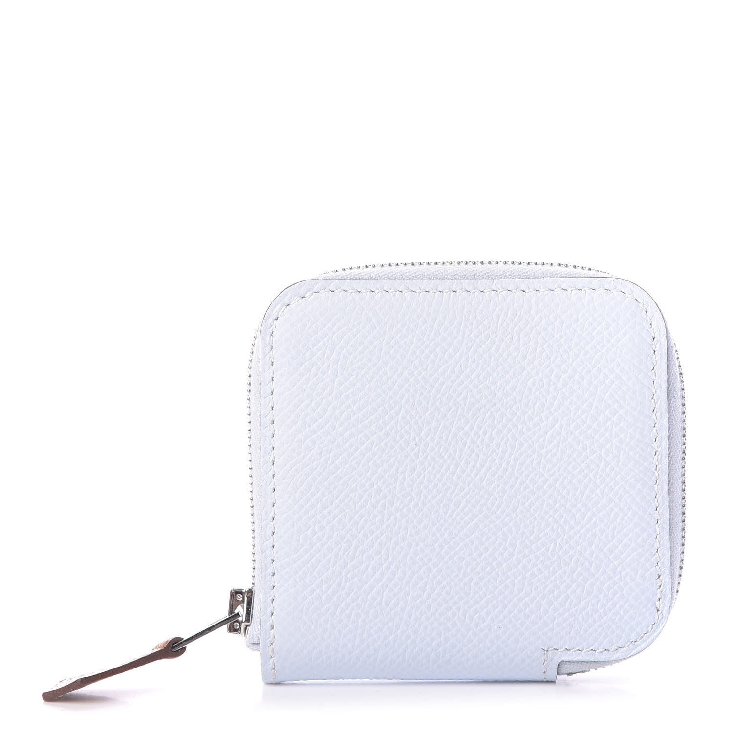 Hermes Epsom Silk'In Coin Purse Bleu Brume 1 of 8