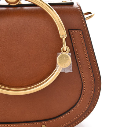 Chloe Calfskin Suede Small Nile Bracelet Bag Caramel 8 of 11