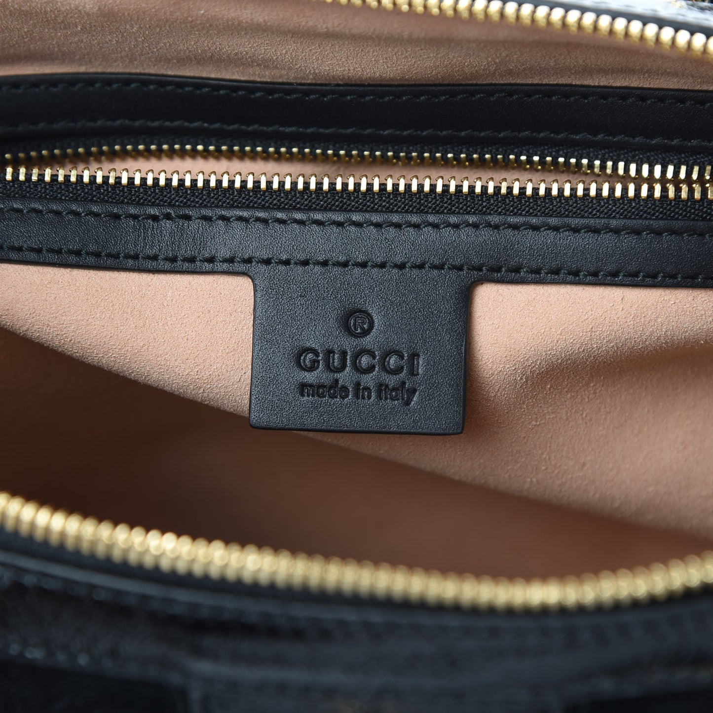 Suede Patent GG Web Medium Ophidia Boston Black