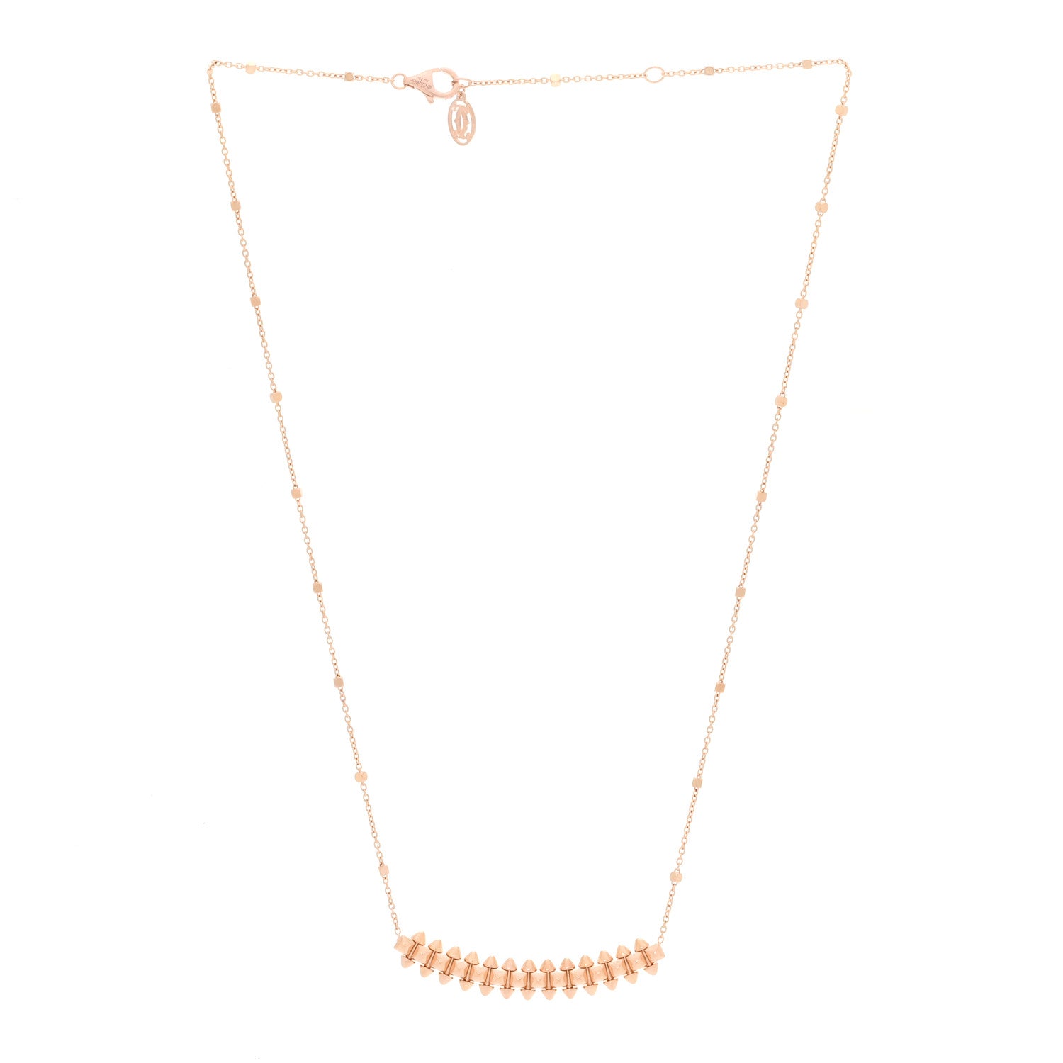 Cartier 18K Pink Gold Small Clash de Cartier Necklace 3 of 5