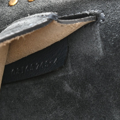 Chloe Suede Calfskin Braided Mini Hudson Shoulder Bag Full Blue 7 of 10