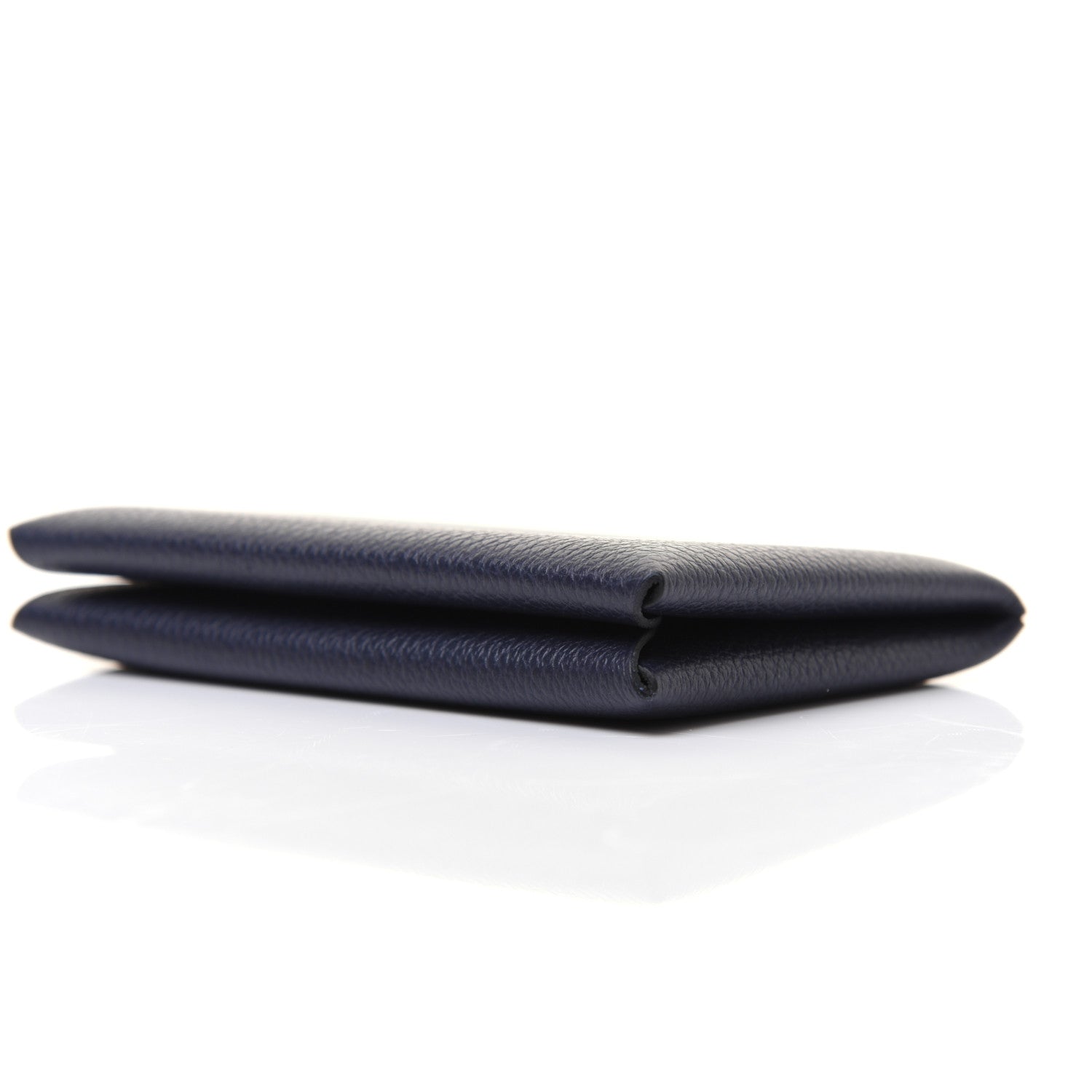 Hermes Evercolor Calvi Card Case Bleu Nuit 7 of 11