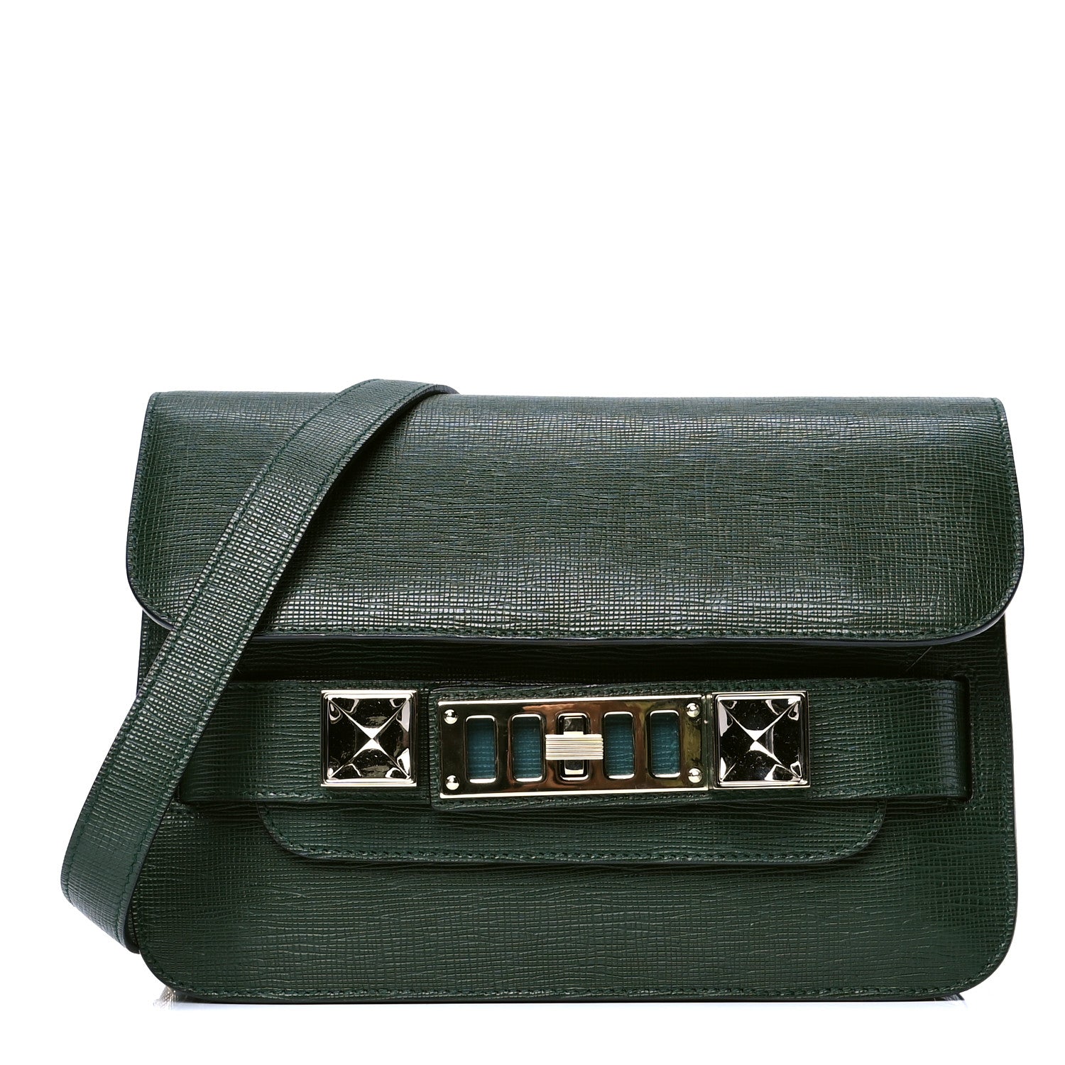 Proenza Schouler New Linosa Mini PS11 Classic Shoulder Bag Dark Pine 1 of 4