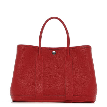 Hermes Vache Country Garden Party 30 TPM Rouge Piment 1 of 6