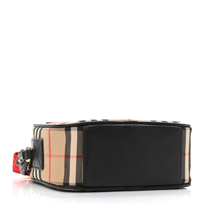 Burberry Vintage Check Calfskin Deer Camera Bag Archive Beige 3 of 8