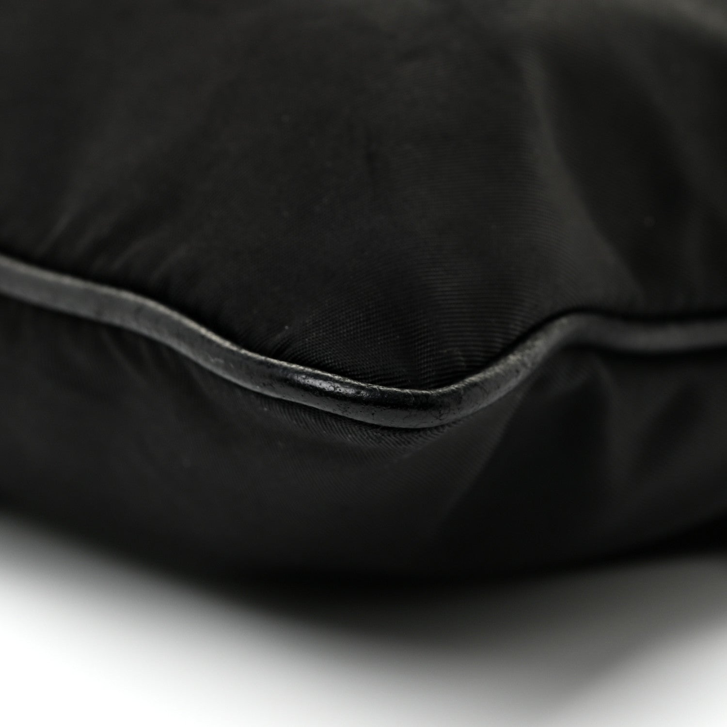 Prada Nylon Saffiano Flat Messenger Bag Black 9 of 12
