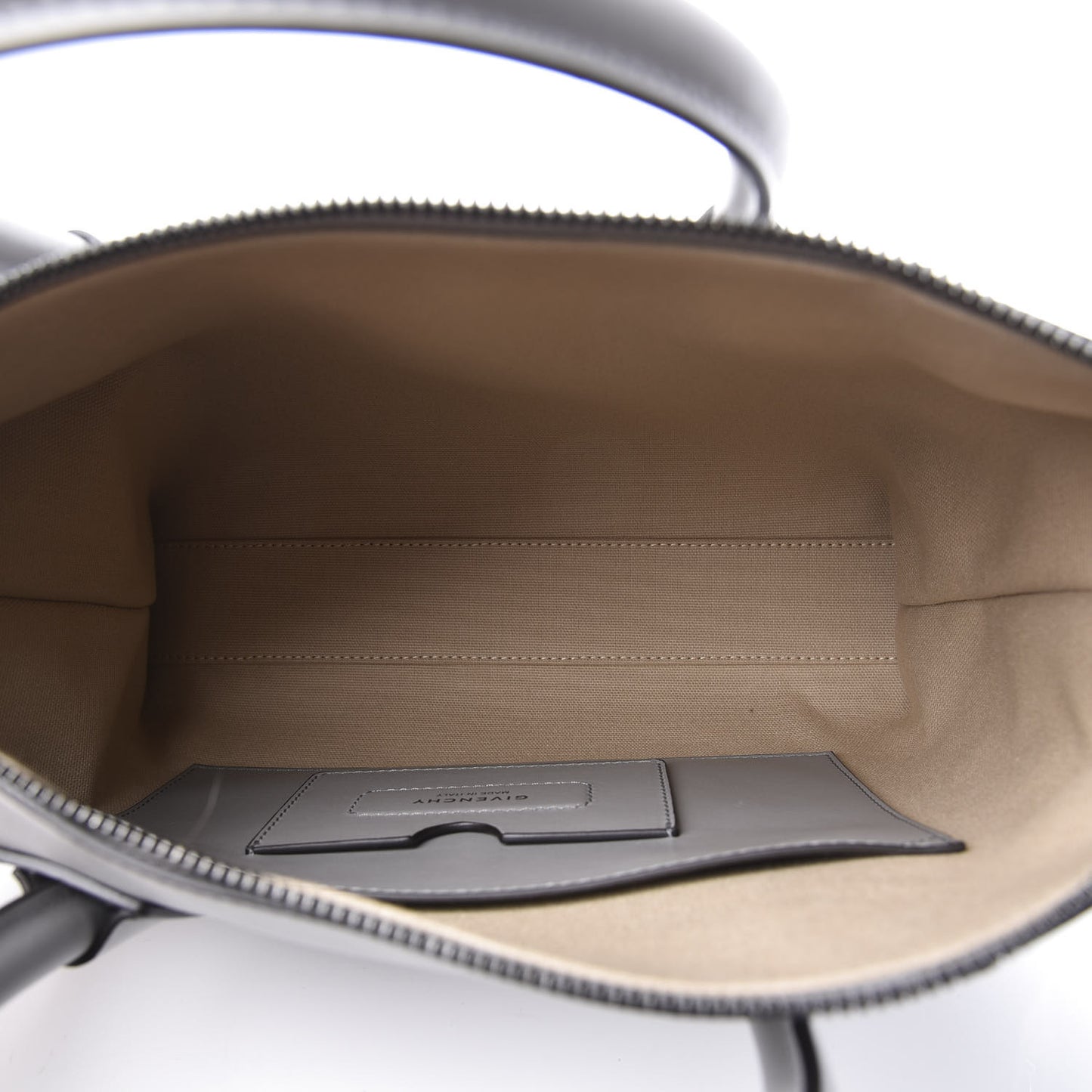 Calfskin Small Soft Antigona Pearl Grey