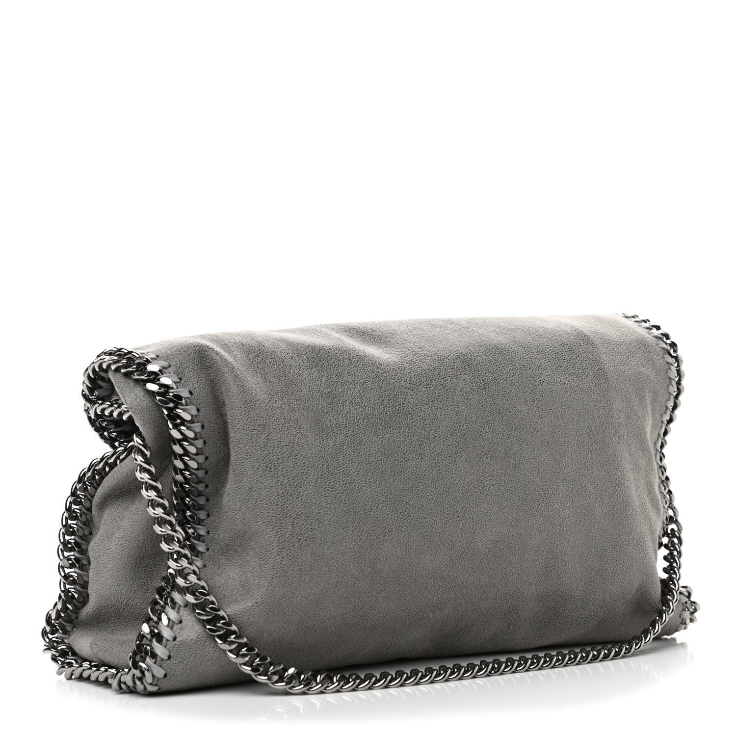 Stella McCartney Shaggy Deer Falabella Fold Over Tote Grey 2 of 4
