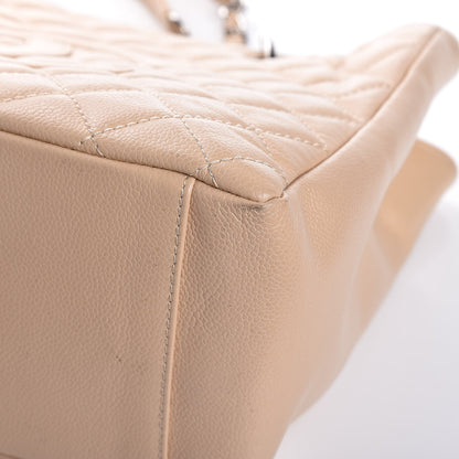 Chanel Caviar Quilted Grand Shopping Tote GST Beige 9 of 12