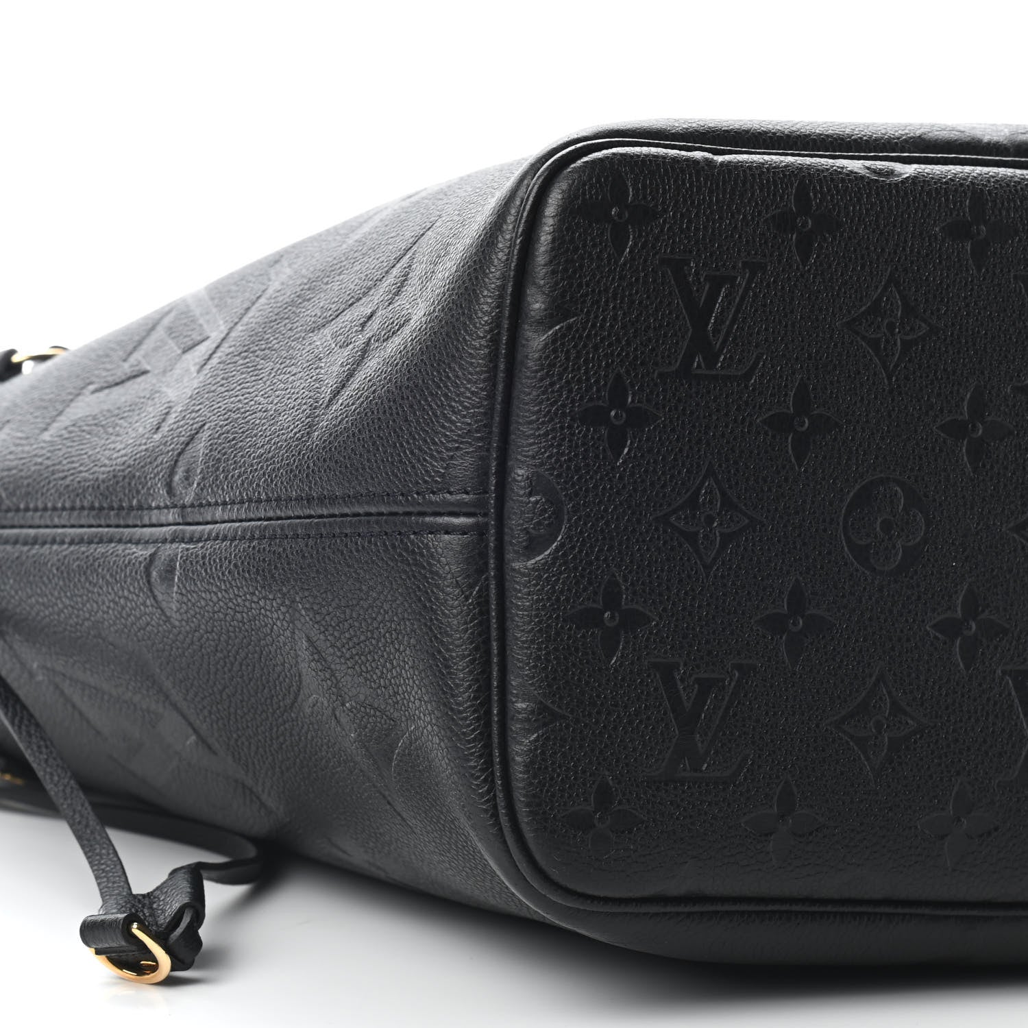 Louis Vuitton Empreinte Monogram Giant Neverfull MM Black 8 of 9