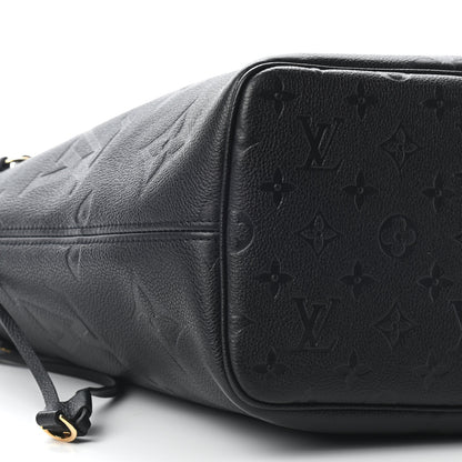 Louis Vuitton Empreinte Monogram Giant Neverfull MM Black 8 of 9