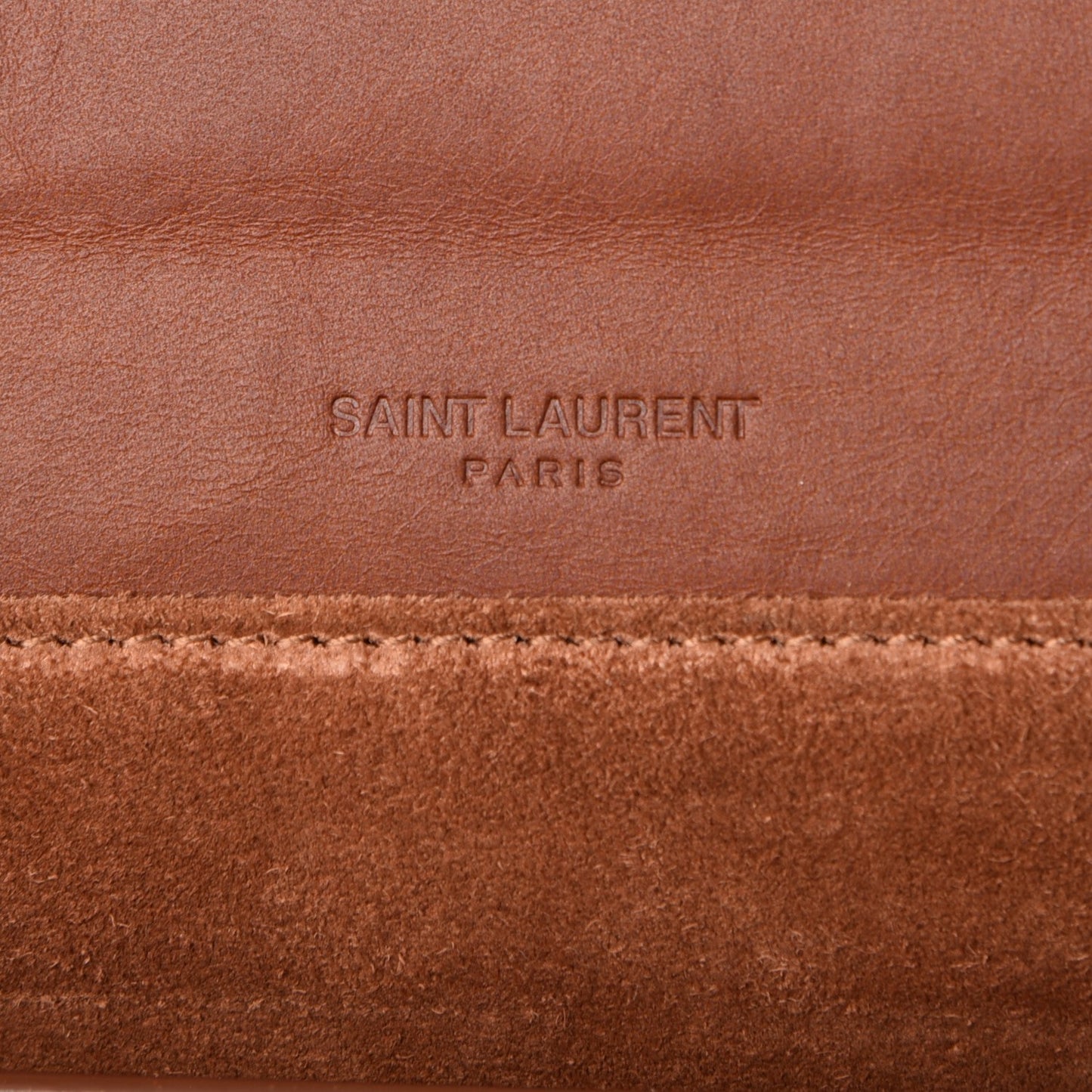 Linen Calfskin Medium Bellechasse Beige Cognac
