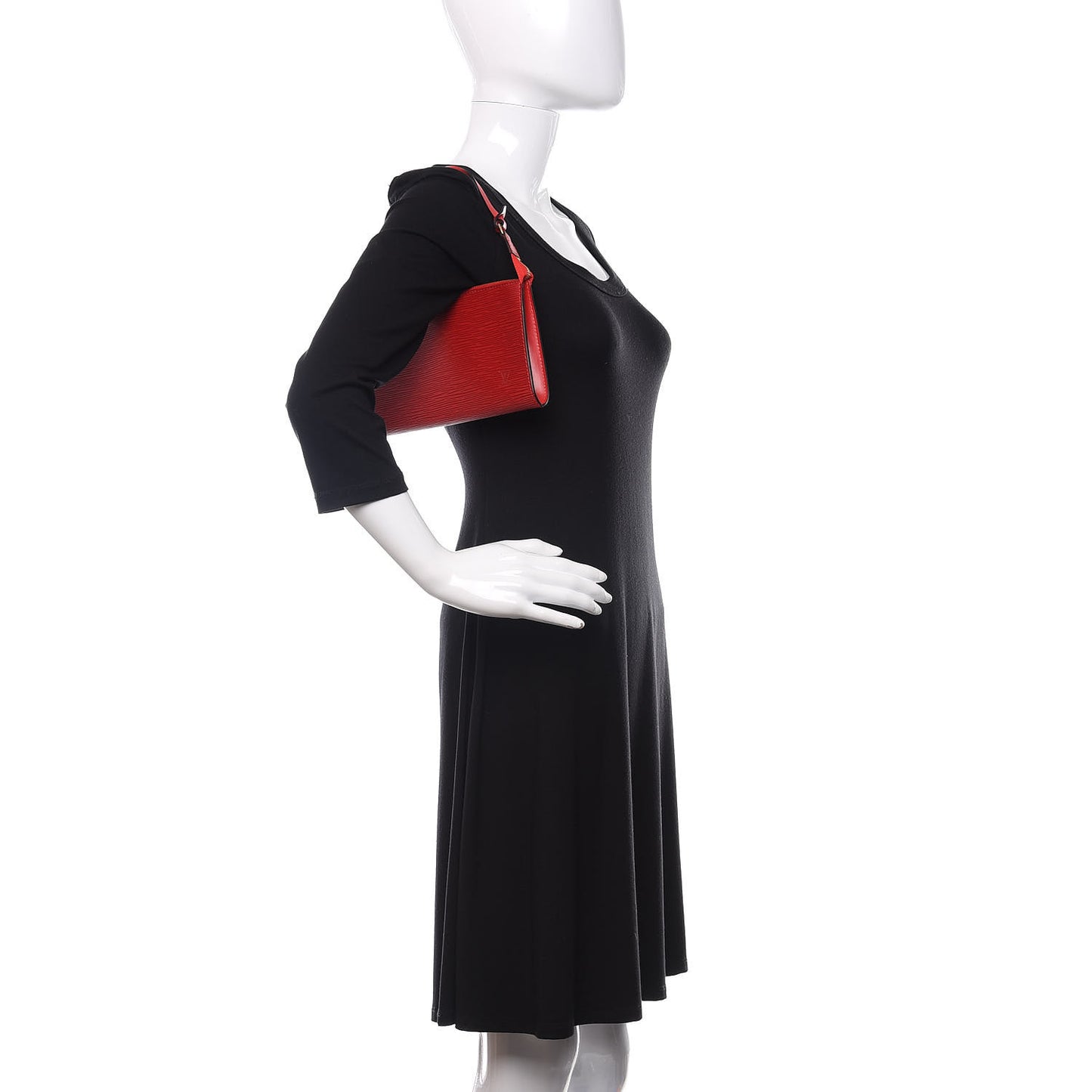 Epi Pochette Accessories 24 Castillan Red