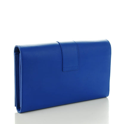 Saint Laurent Calfskin Classic Y Chain Wallet Blue Majorelle 4 of 8