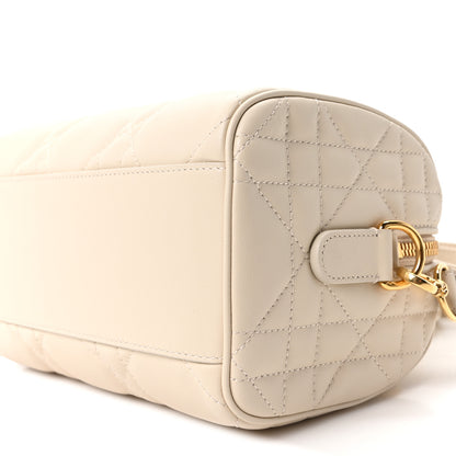 Christian Dior Calfskin Macrocannage Groove 20 Bag Dusty Ivory 9 of 10