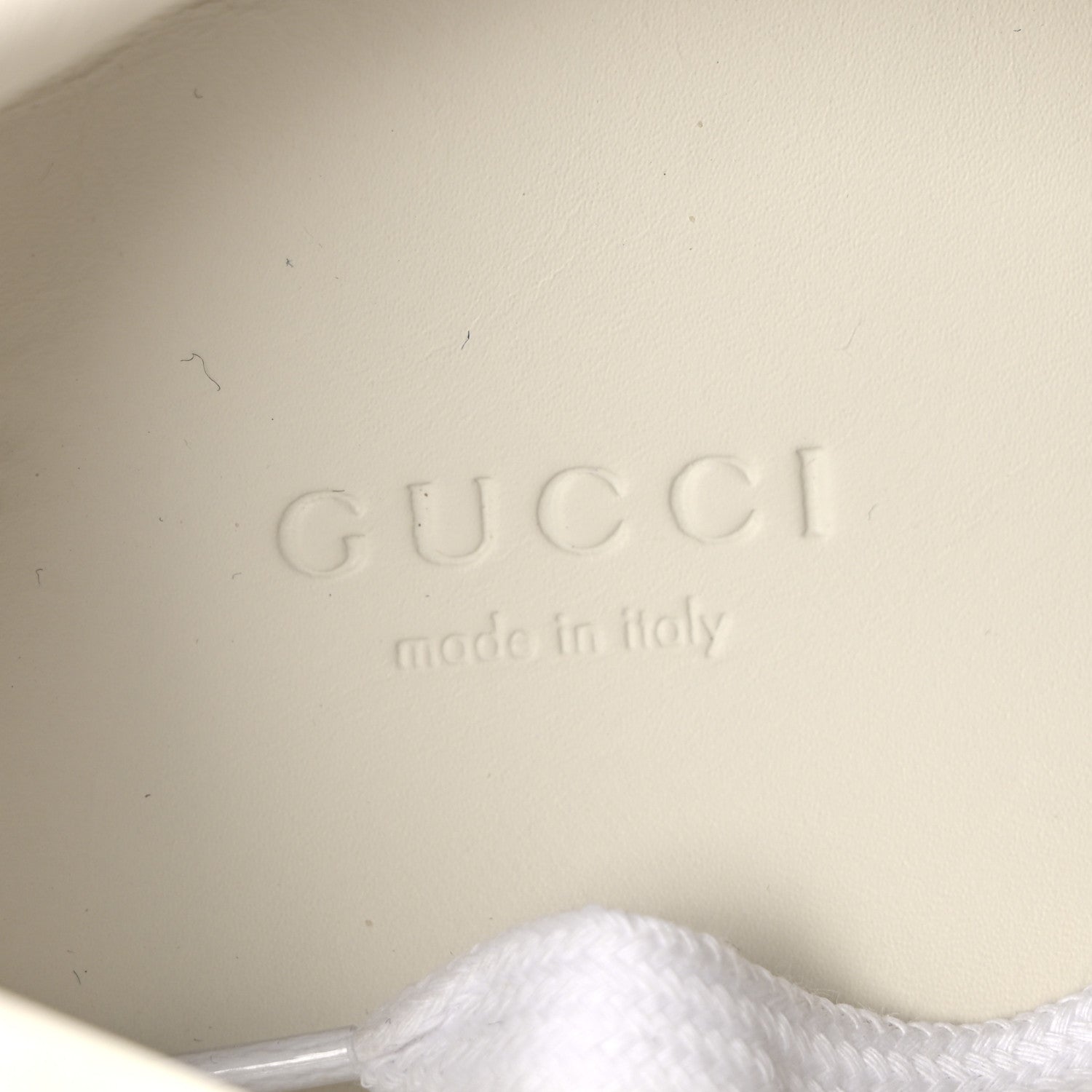 Gucci Calfskin Ayers Bee Embroidered Womens Ace Sneakers 39.5 White Red Flame Green 8 of 9