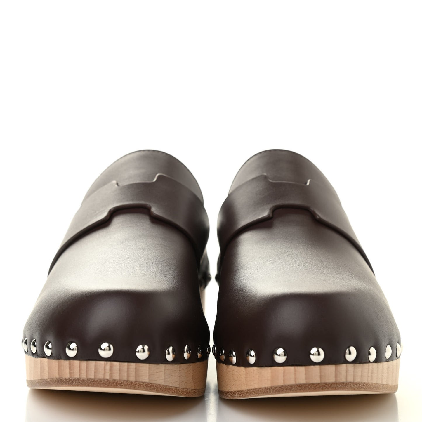 Calfskin Calya Mules 37 Cafe