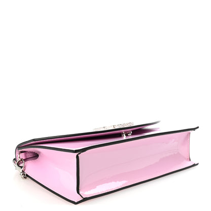 Christian Louboutin Patent Calfskin Loubi54 Crossbody Clutch Pink 4 of 9