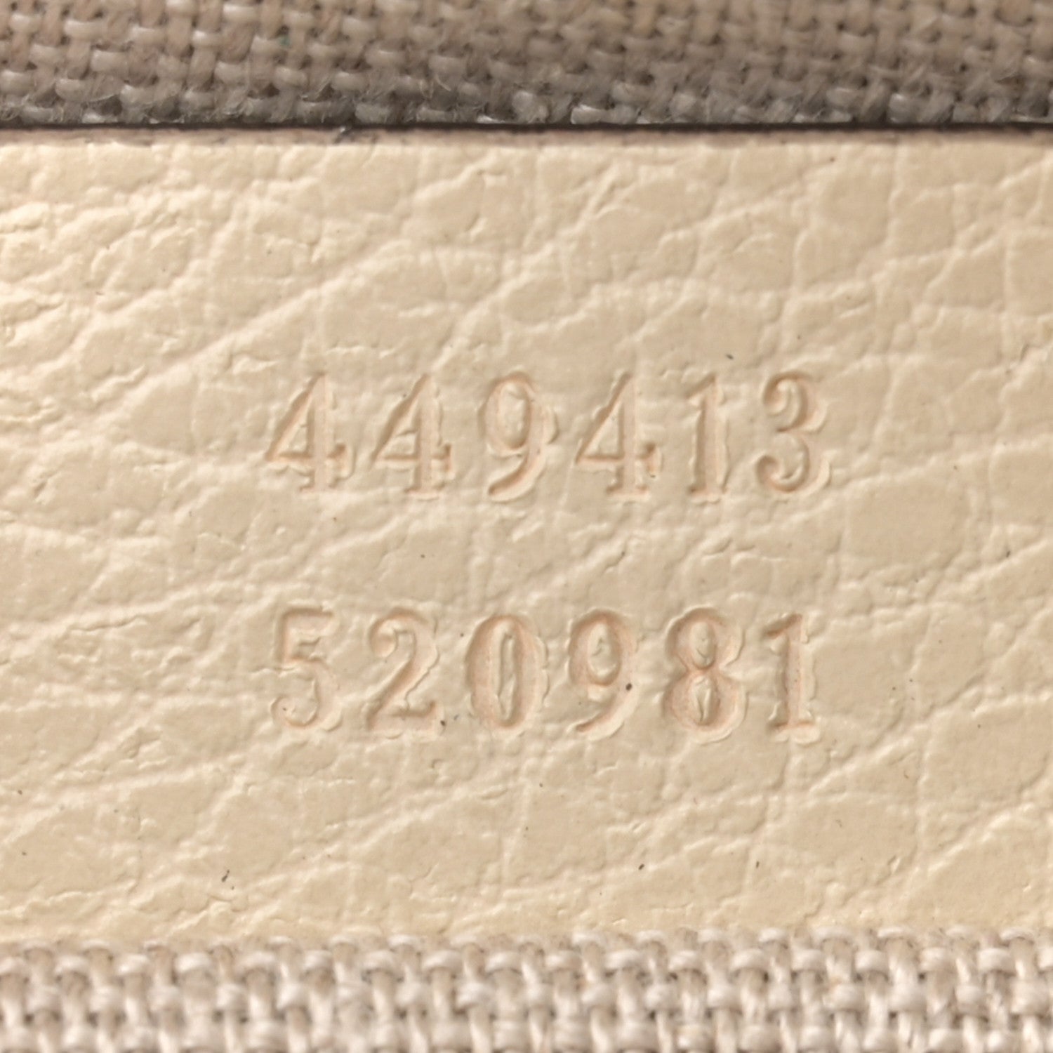 Gucci Monogram Dollar Calfskin Mini Bree Messenger Bag Beige Ebony Avoire Beige Ebony Avoire 7 of 14