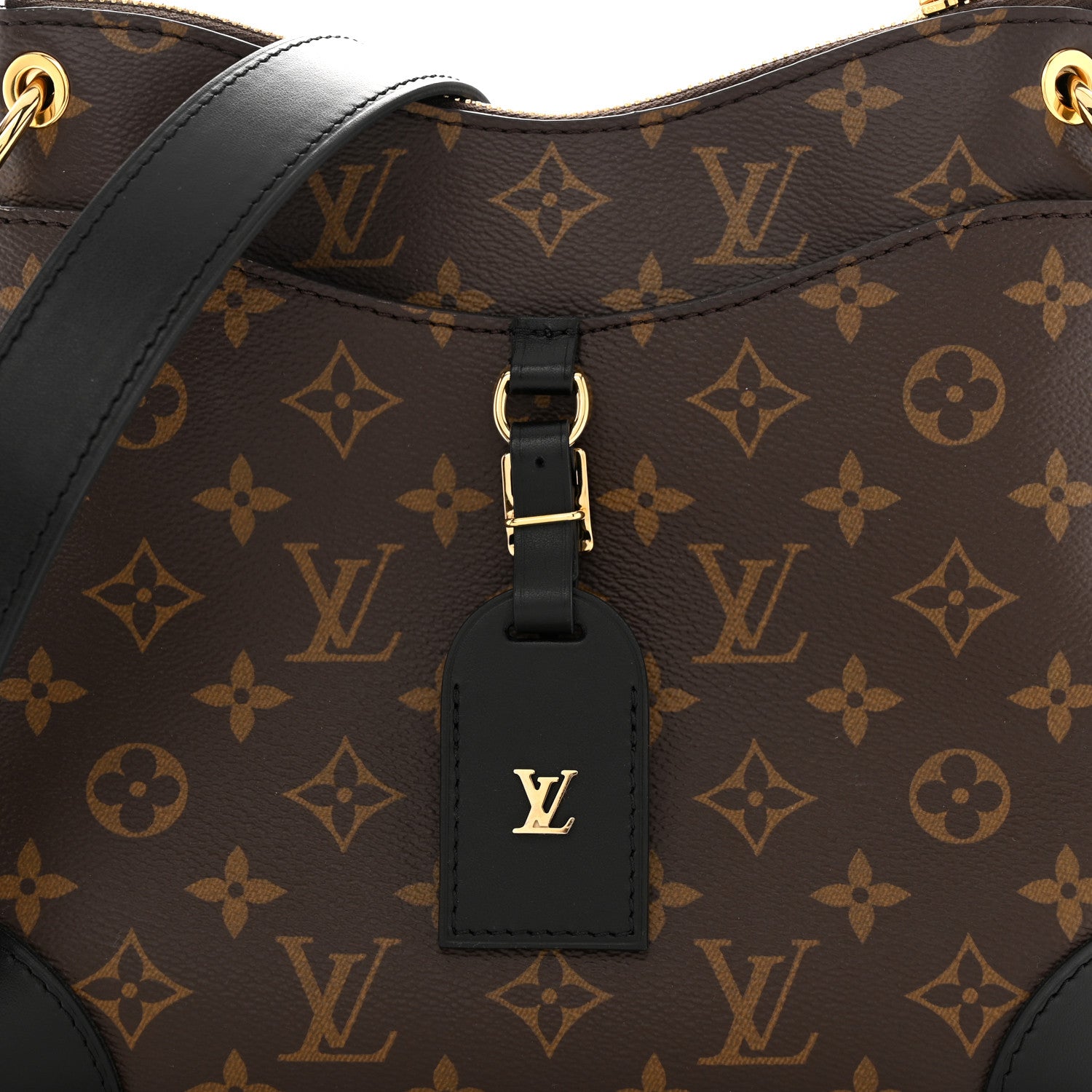 Louis Vuitton Monogram Odeon PM Black 7 of 10