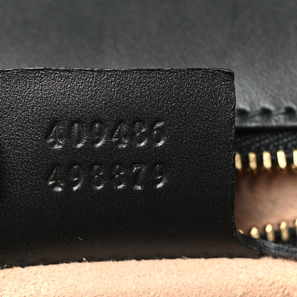 Gucci Guccissima Medium Padlock Shoulder Bag Black 7 of 10