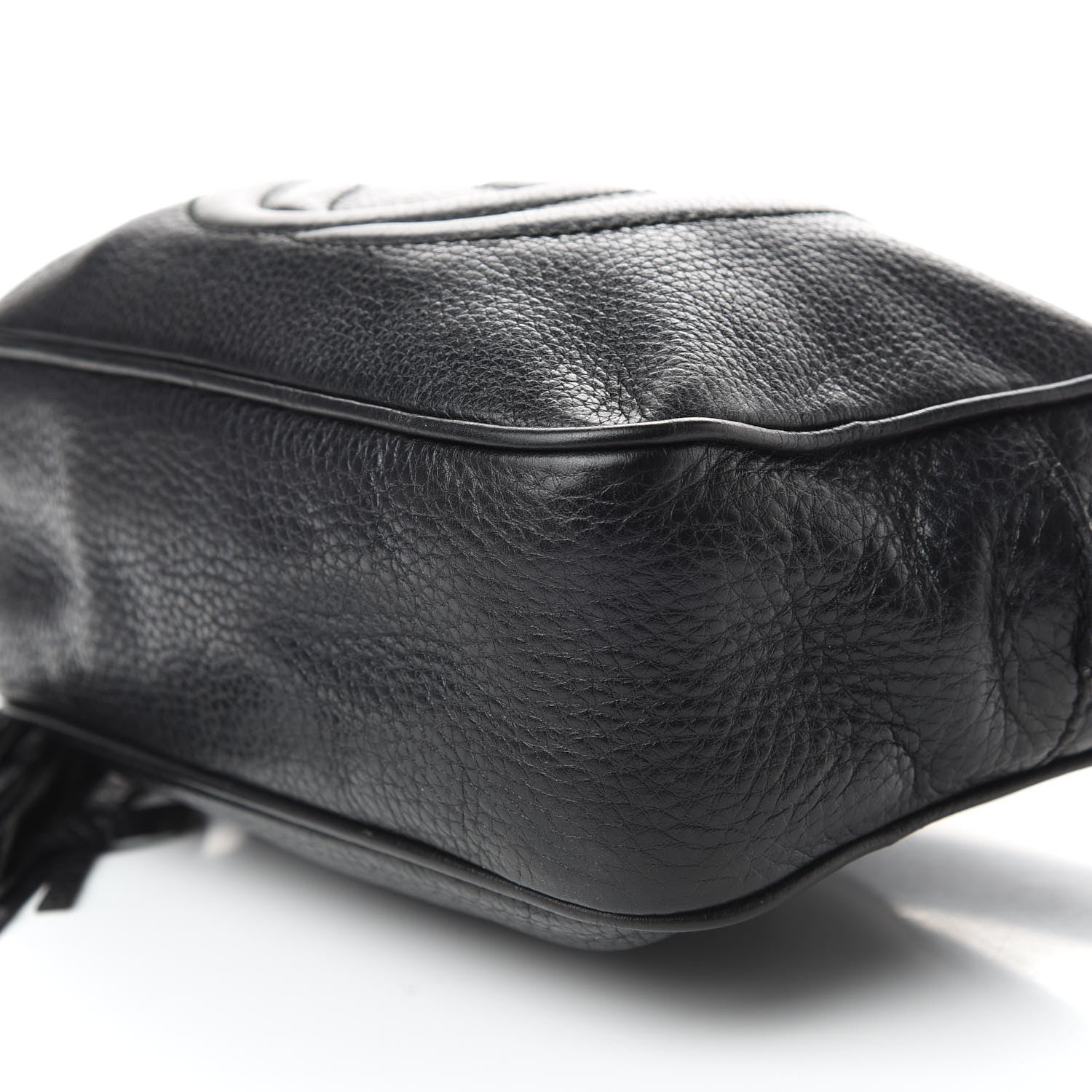 Gucci Pebbled Calfskin Small Soho Disco Bag Black 6 of 9