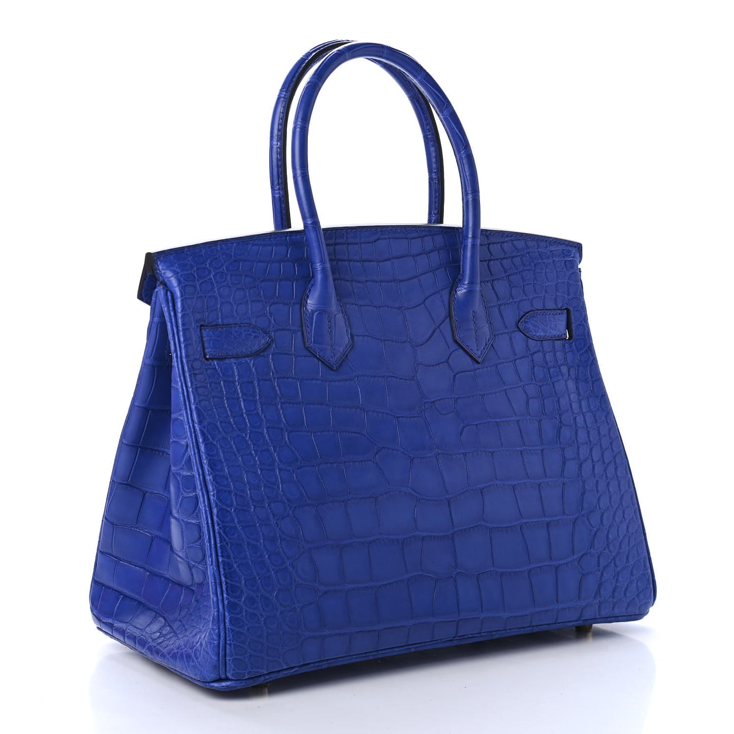 Matte Alligator Birkin 30 Bleu Electrique