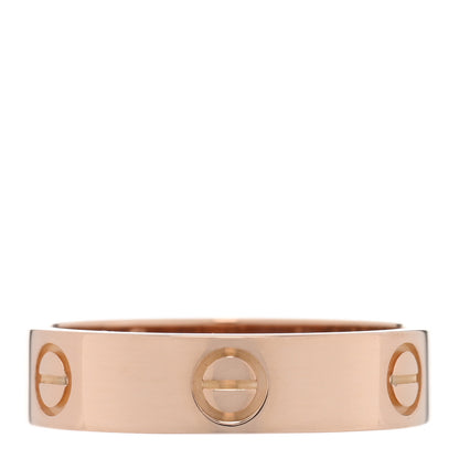 Cartier 18K Pink Gold 5.5mm LOVE Ring 62 10 1 of 4