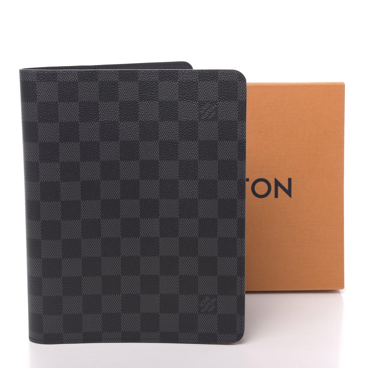 Damier Graphite Desk Agenda Cover
