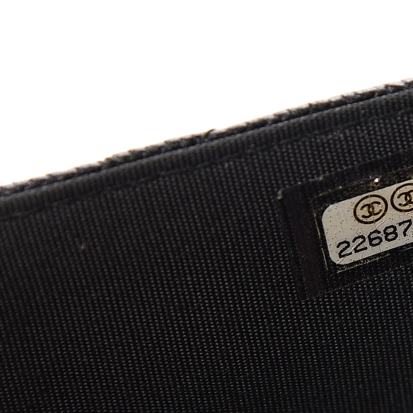 Caviar Quilted Boy Wallet On Chain WOC Black