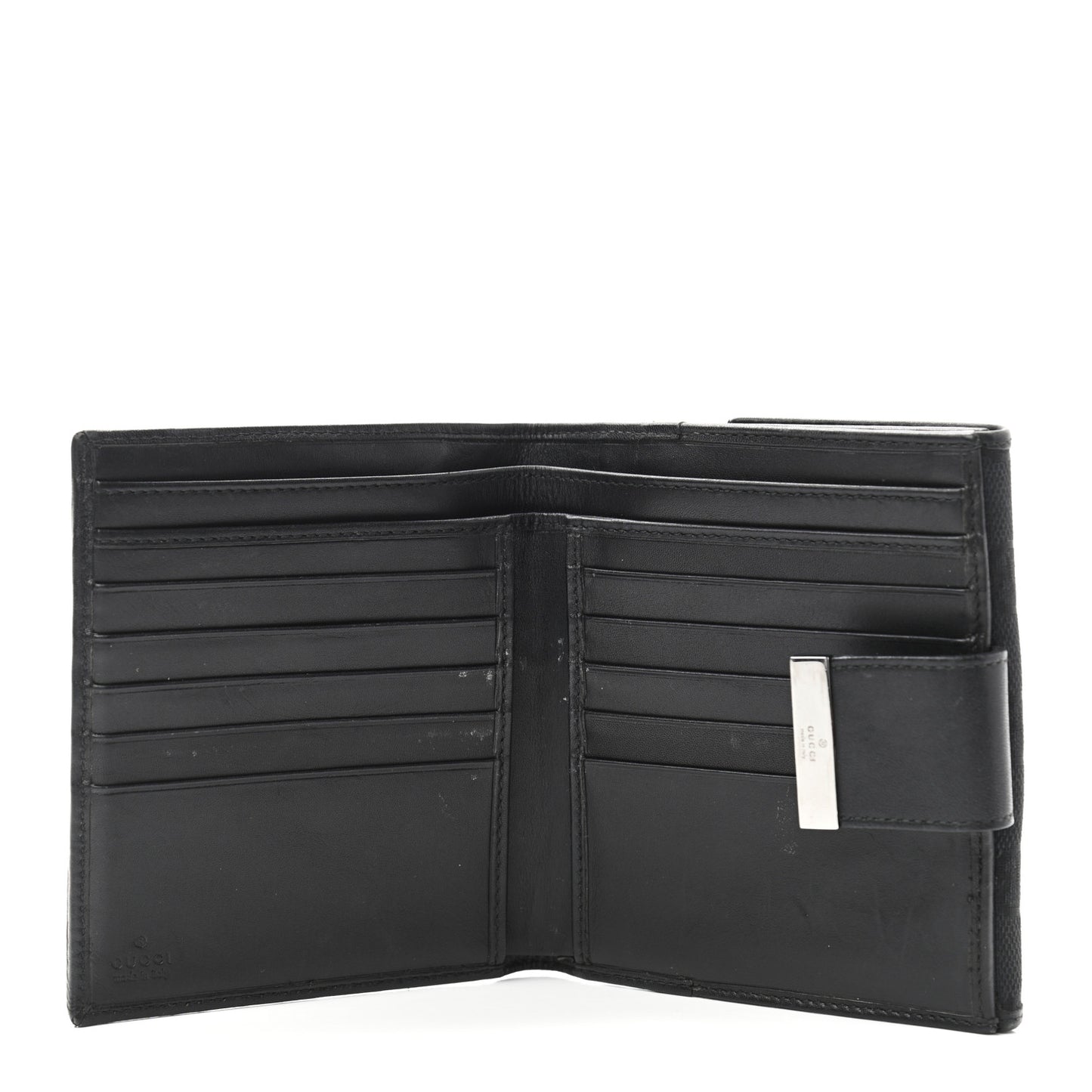 Monogram Flap Wallet Black