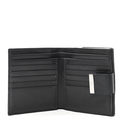 Gucci Monogram Flap Wallet Black 5 of 14