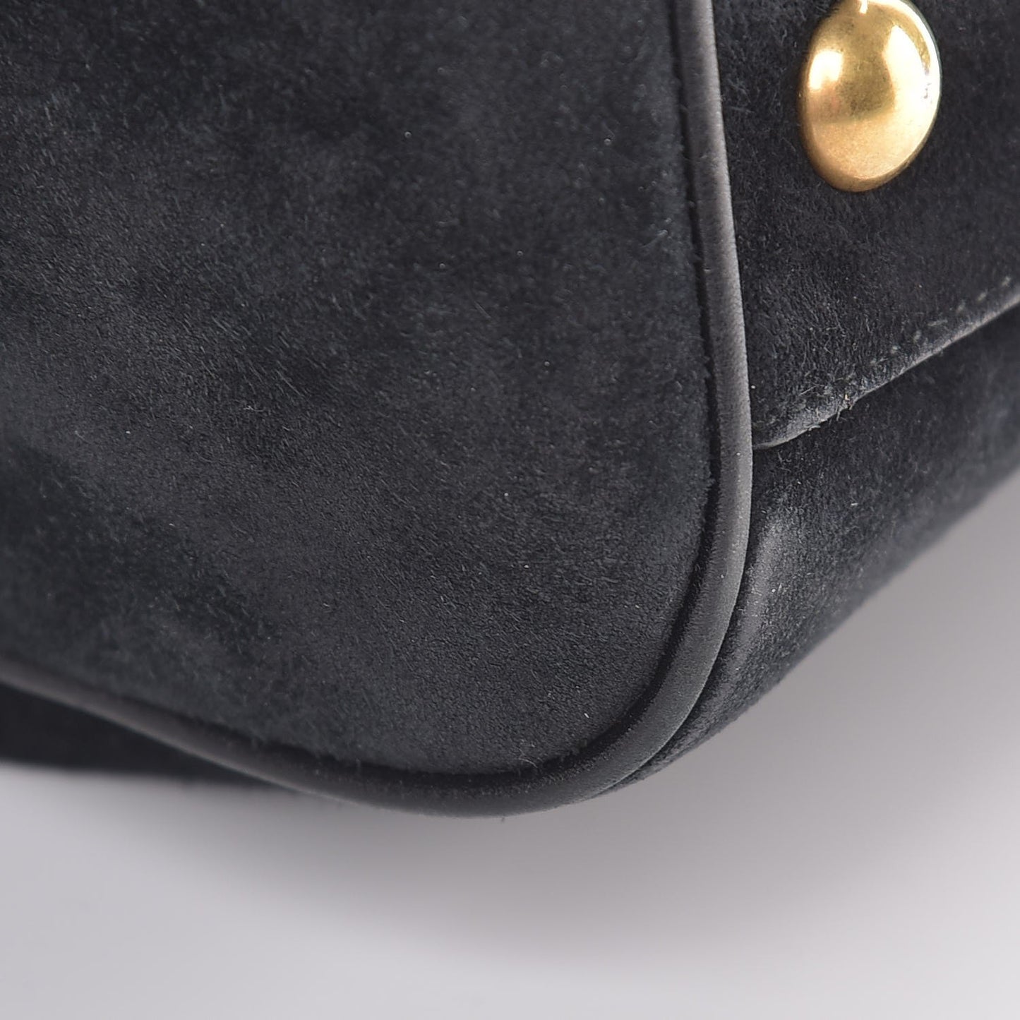 Calfskin Suede Classic Duffle 6 Black