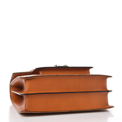 MCM Visetos Medium Patricia Pocket Satchel Cognac 4 of 10
