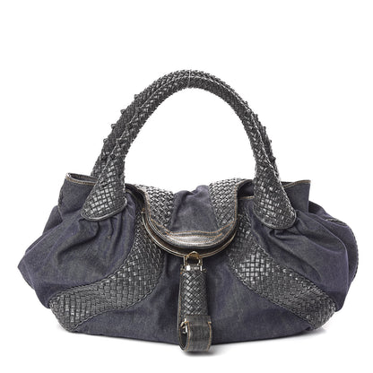 Fendi Denim Spalmati Woven Spy Blue 1 of 10