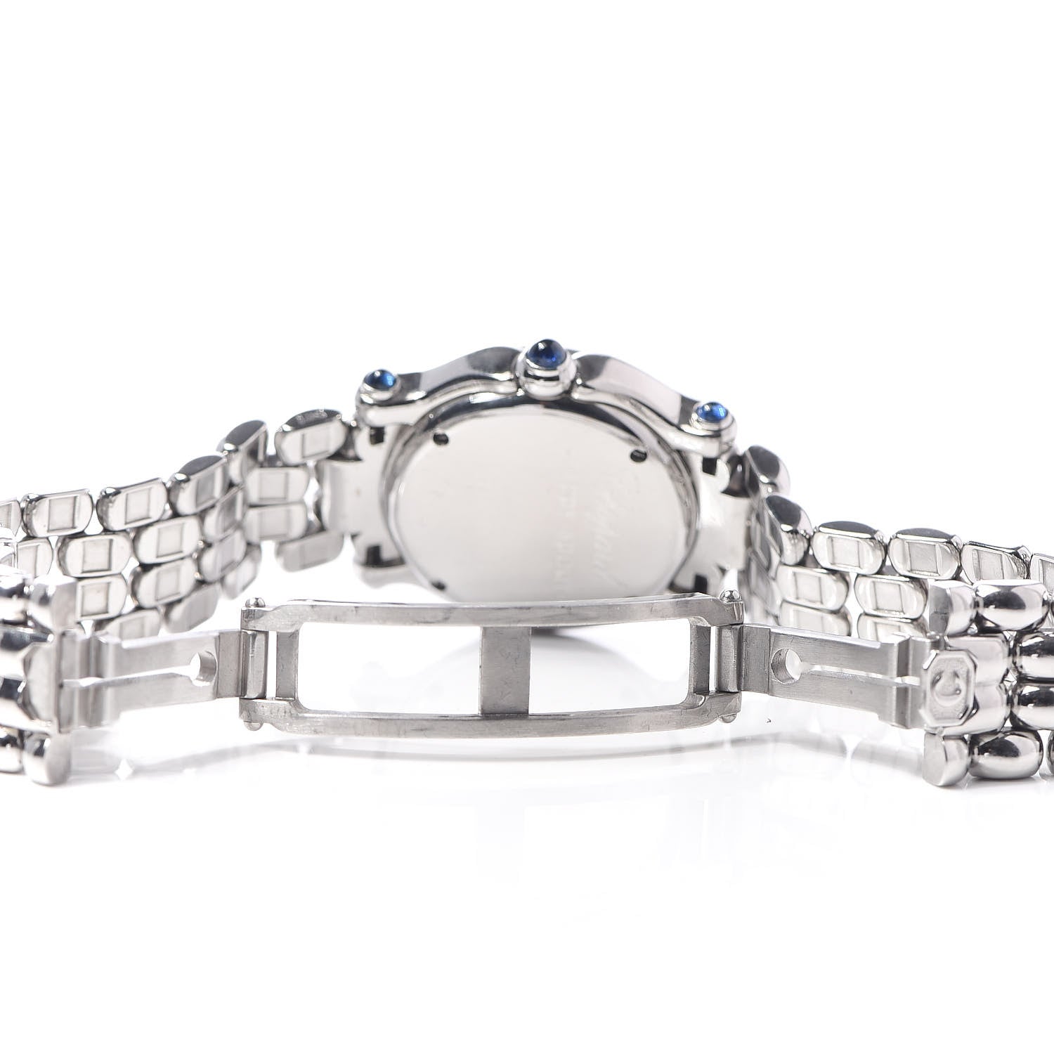 Chopard Stainless Steel 5 Diamond 26mm Happy Sport Quartz Watch Navy 6 of 6